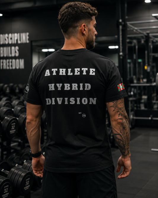 T-shirt Athlete Hybrid Division black Ollo sport