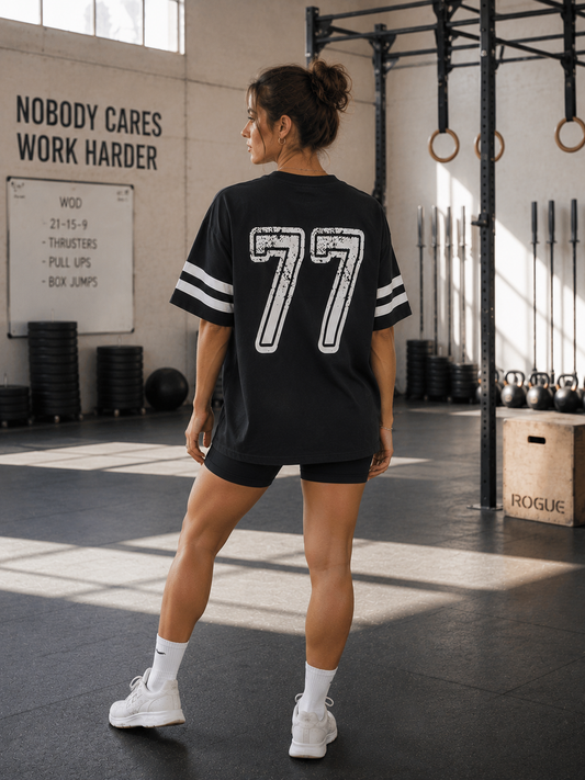 Sweat-shirt Vintage 77 manches courtes Ollo sport