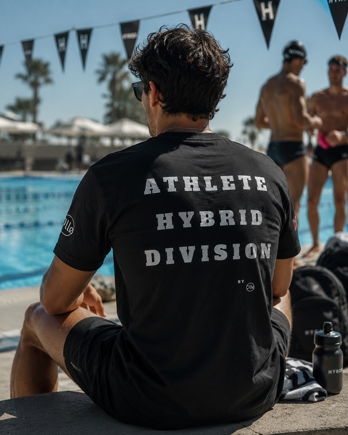 T-shirt Athlete Hybrid Division black Ollo sport
