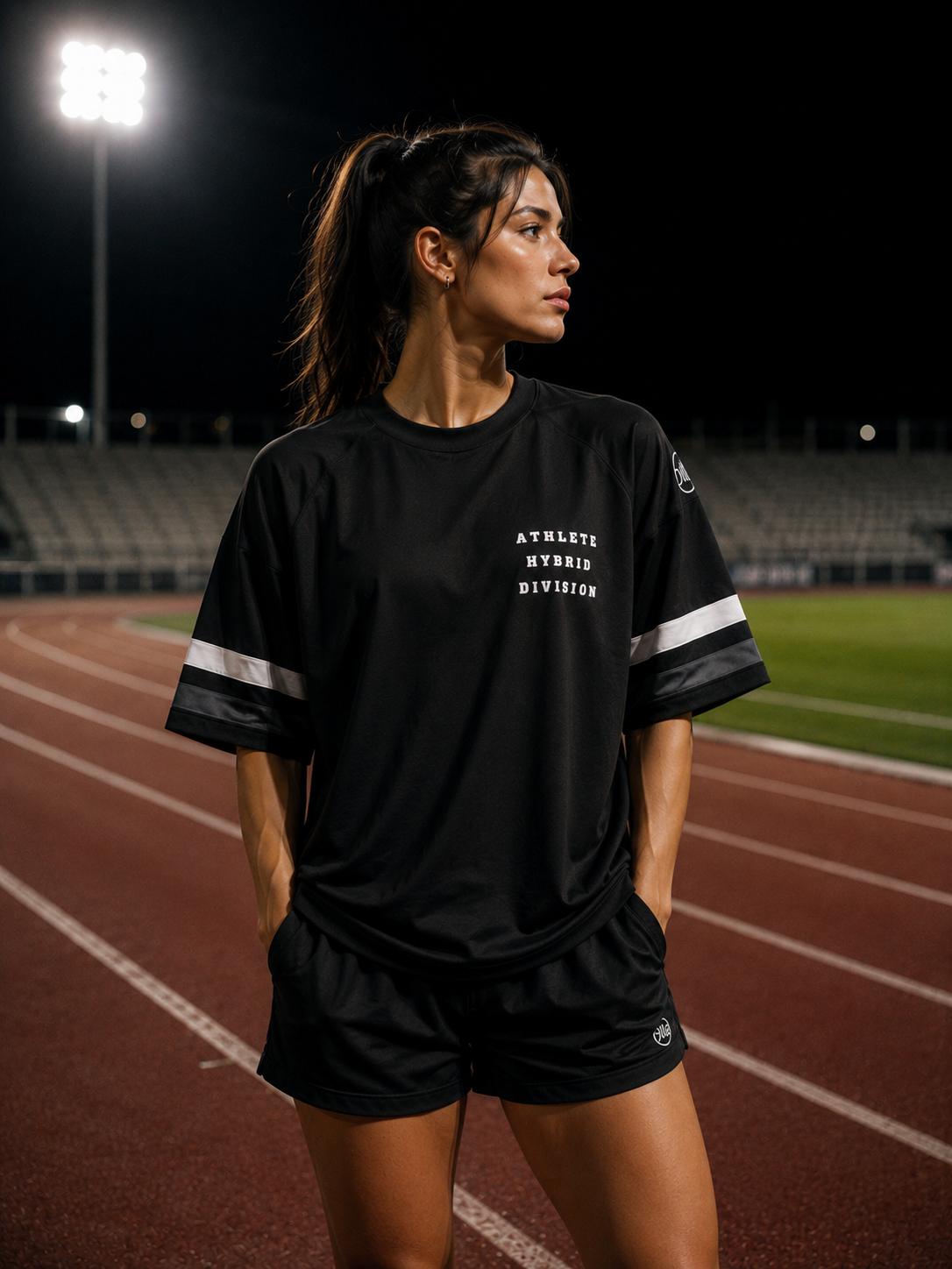 Sweat-shirt « Athlete Hybrid Division » manches courtes Ollo sport