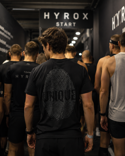 T-shirt Oversize Unique – Empreinte Dos, Coton 160g Noir, CrossFit & Sport Ollo sport