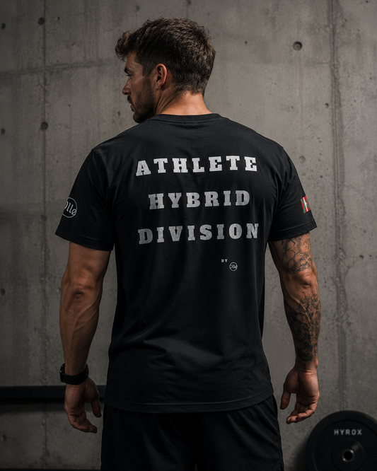 T-shirt Athlete Hybrid Division black Ollo sport
