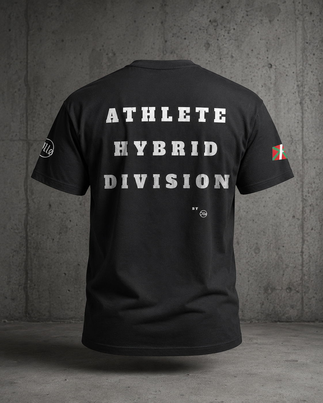 T-shirt Athlete Hybrid Division black Ollo sport