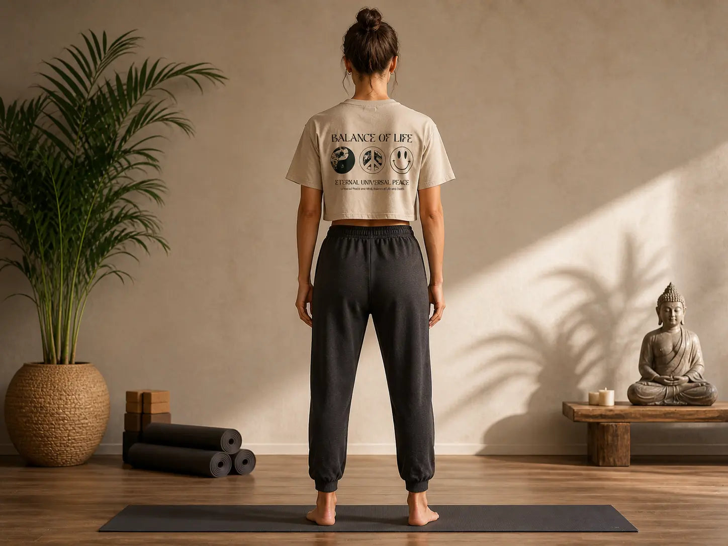Balance of life taupe/noir Ollo sport
