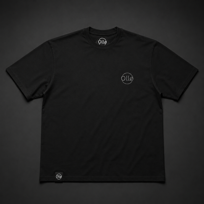 T-shirt Oversize Unique – Empreinte Dos, Coton 160g Noir, CrossFit & Sport Ollo sport