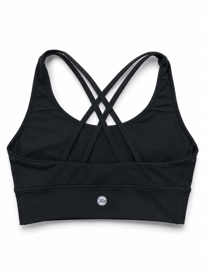 Brassière sport femme noire – vue principale